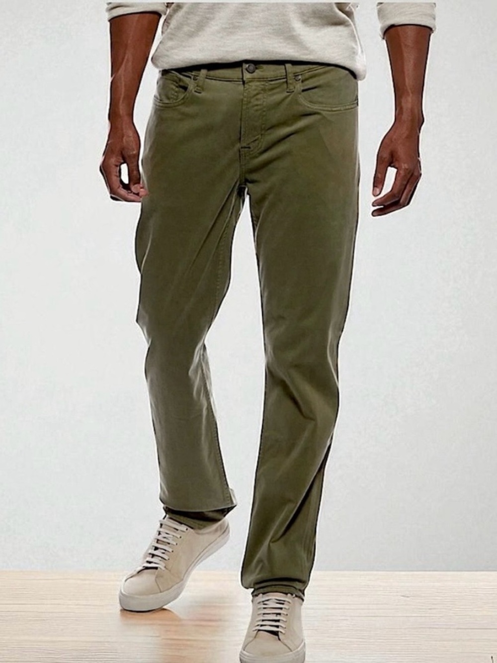 7 For All Mankin NEW Men's Slimmy Luxe Sport Green Jeans Straight Leg
Sz.33x28"